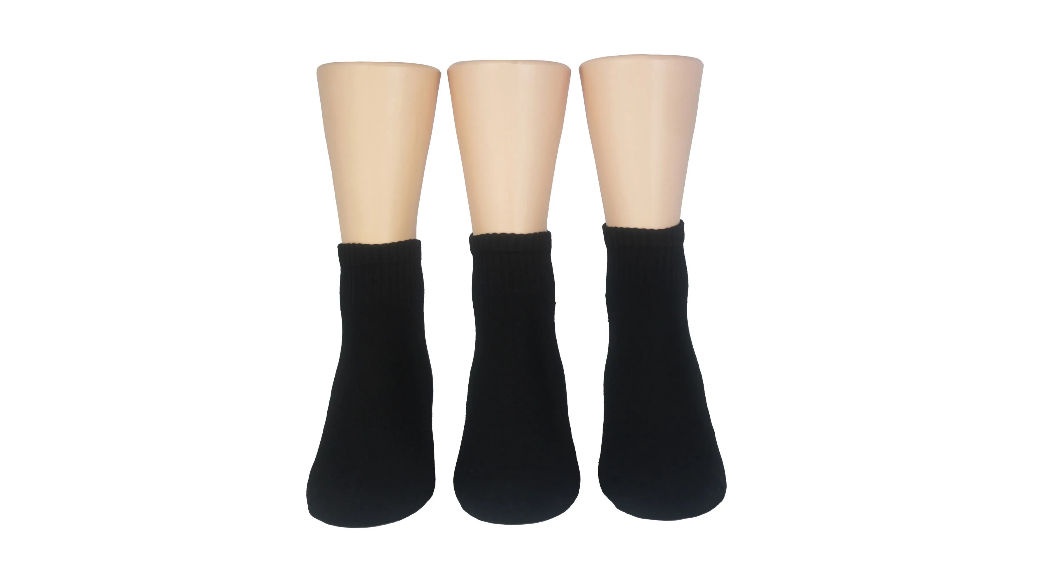 1/2 Cushion Quarter Socks, 3 Pack