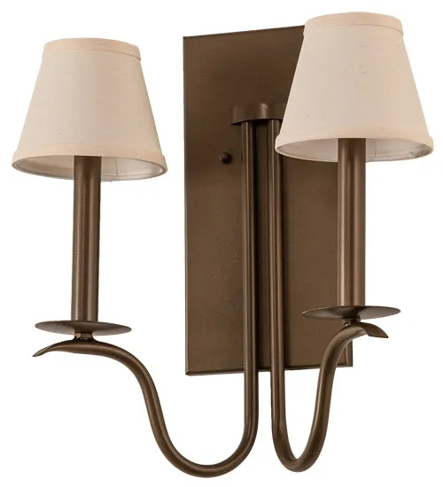 14"W Octavia 2 Lt Wall Sconce