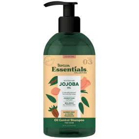 15% OFF: Tropiclean Essentials Jojoba Oil Oil Control Dog Shampoo 16oz