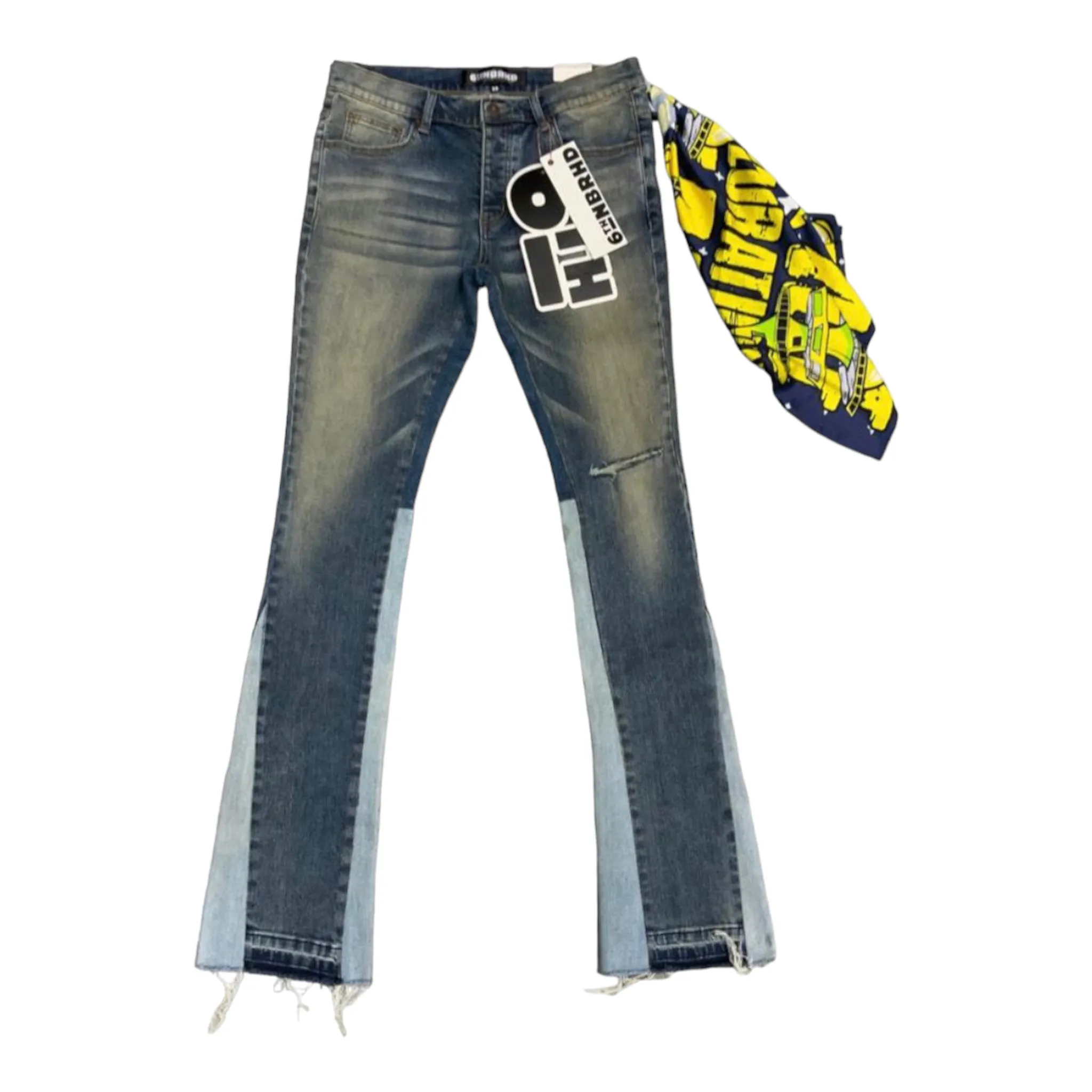 6NBRHD: Wolf River Stacked Denim D2323