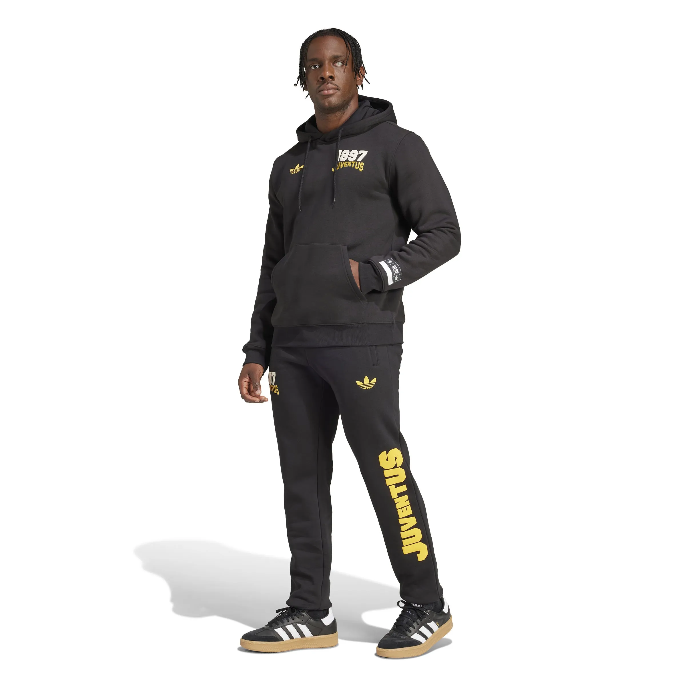 adidas Juventus VRCT Hoodie Black/Gold