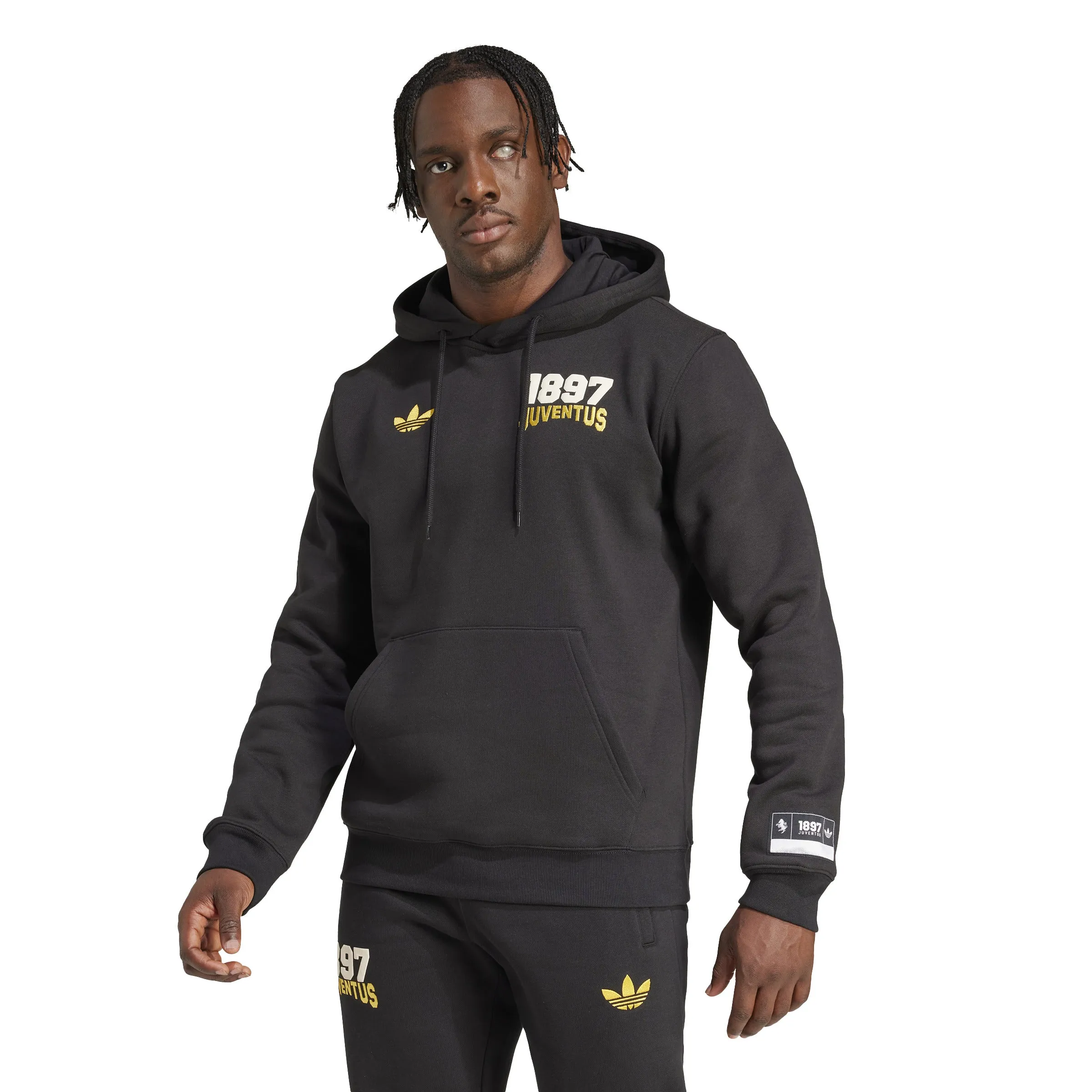 adidas Juventus VRCT Hoodie Black/Gold