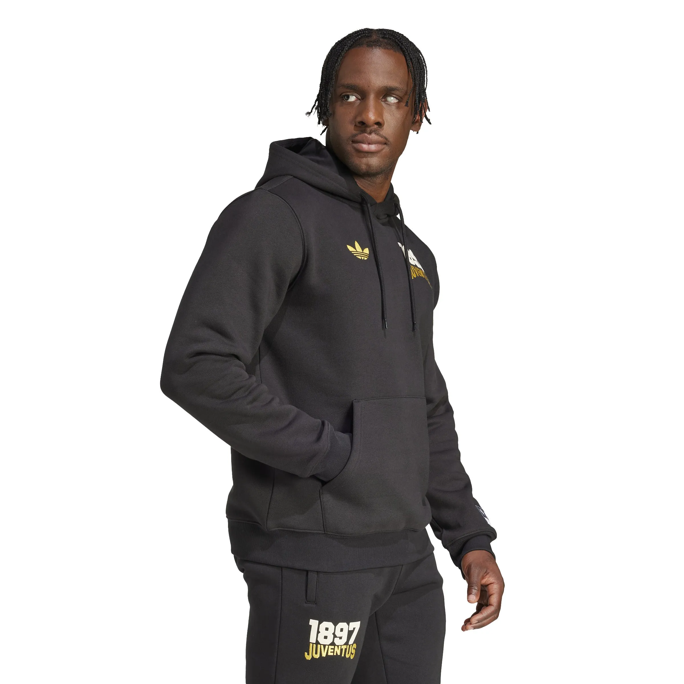 adidas Juventus VRCT Hoodie Black/Gold