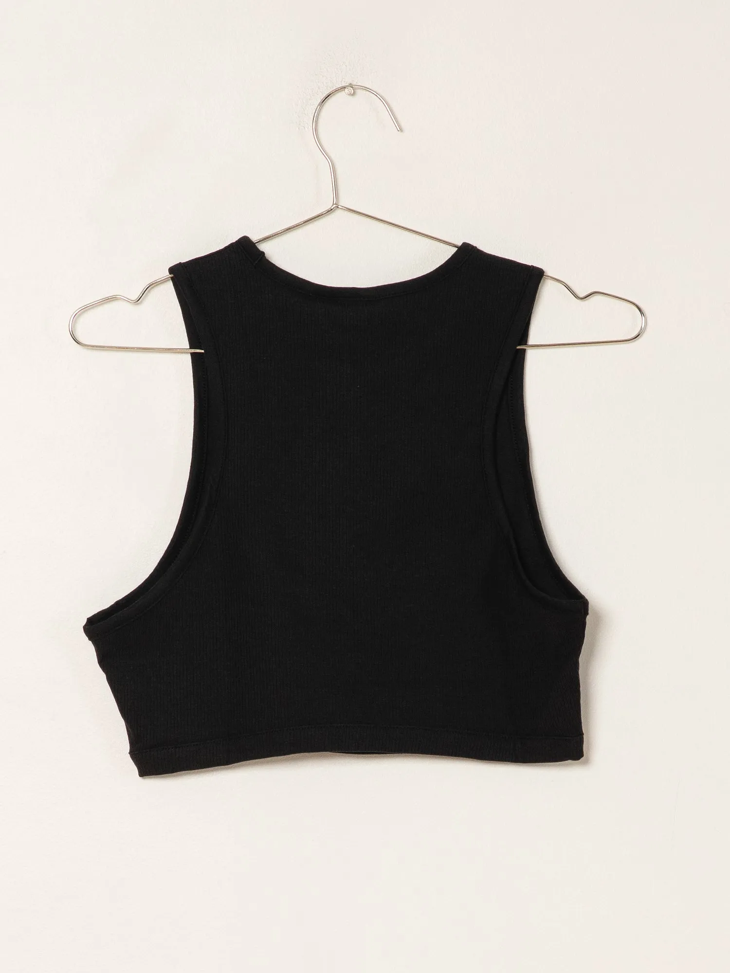 ADIDAS RIB CROP PEEP HOLD TANK  - CLEARANCE