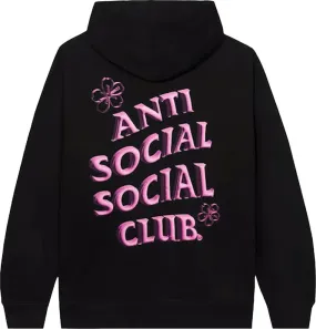 Anti Social Social Club - Coral Crush Hoodie Black