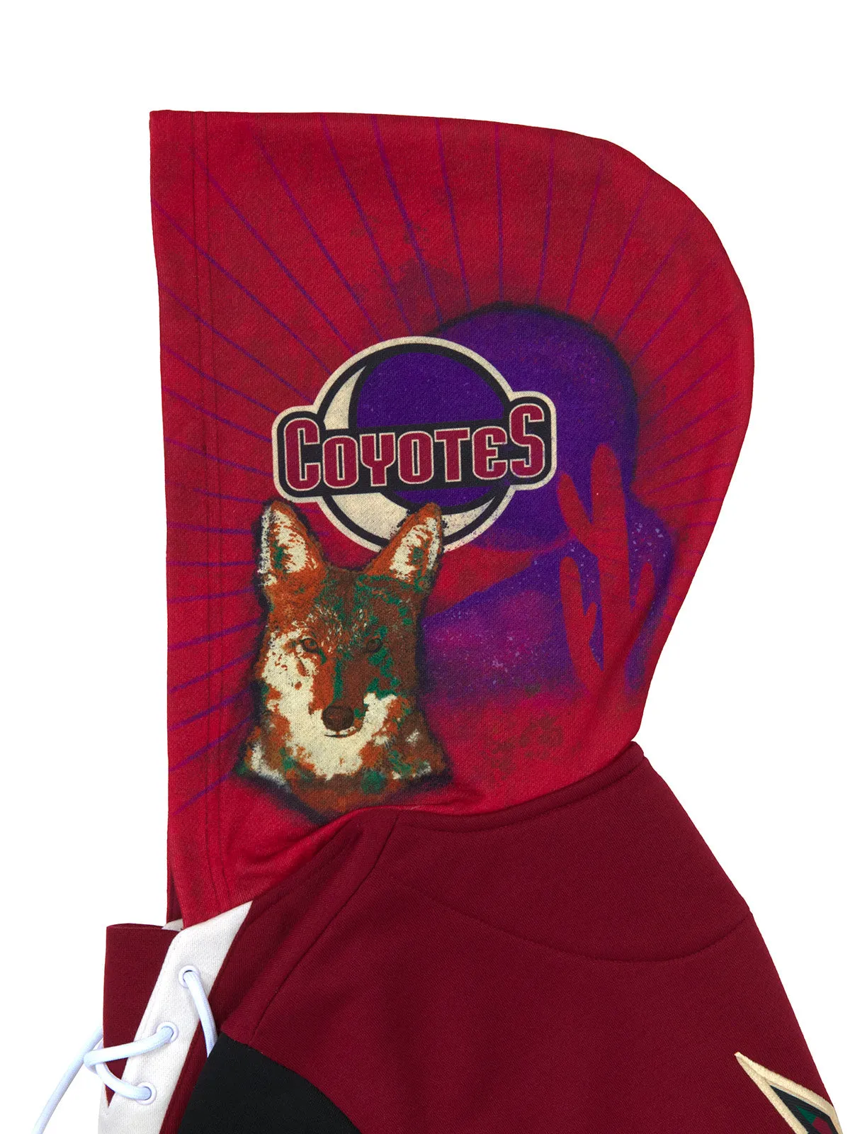 Arizona Coyotes Lace-Up Hoodie