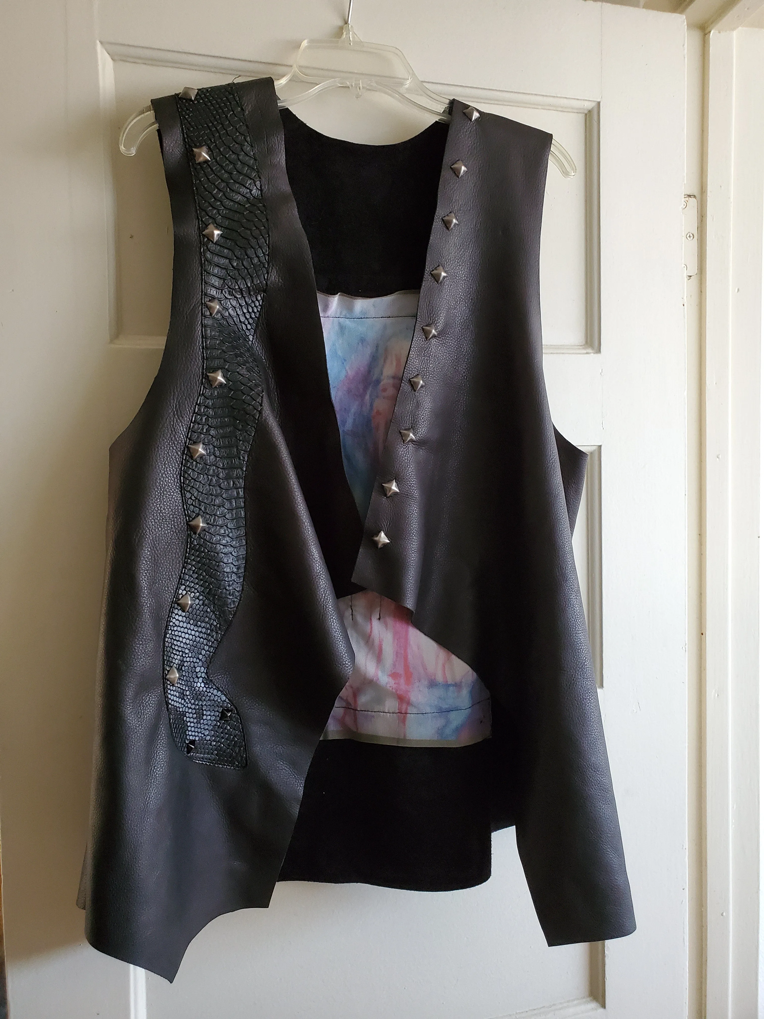 Art Of Dying Cowhide Leather Vest