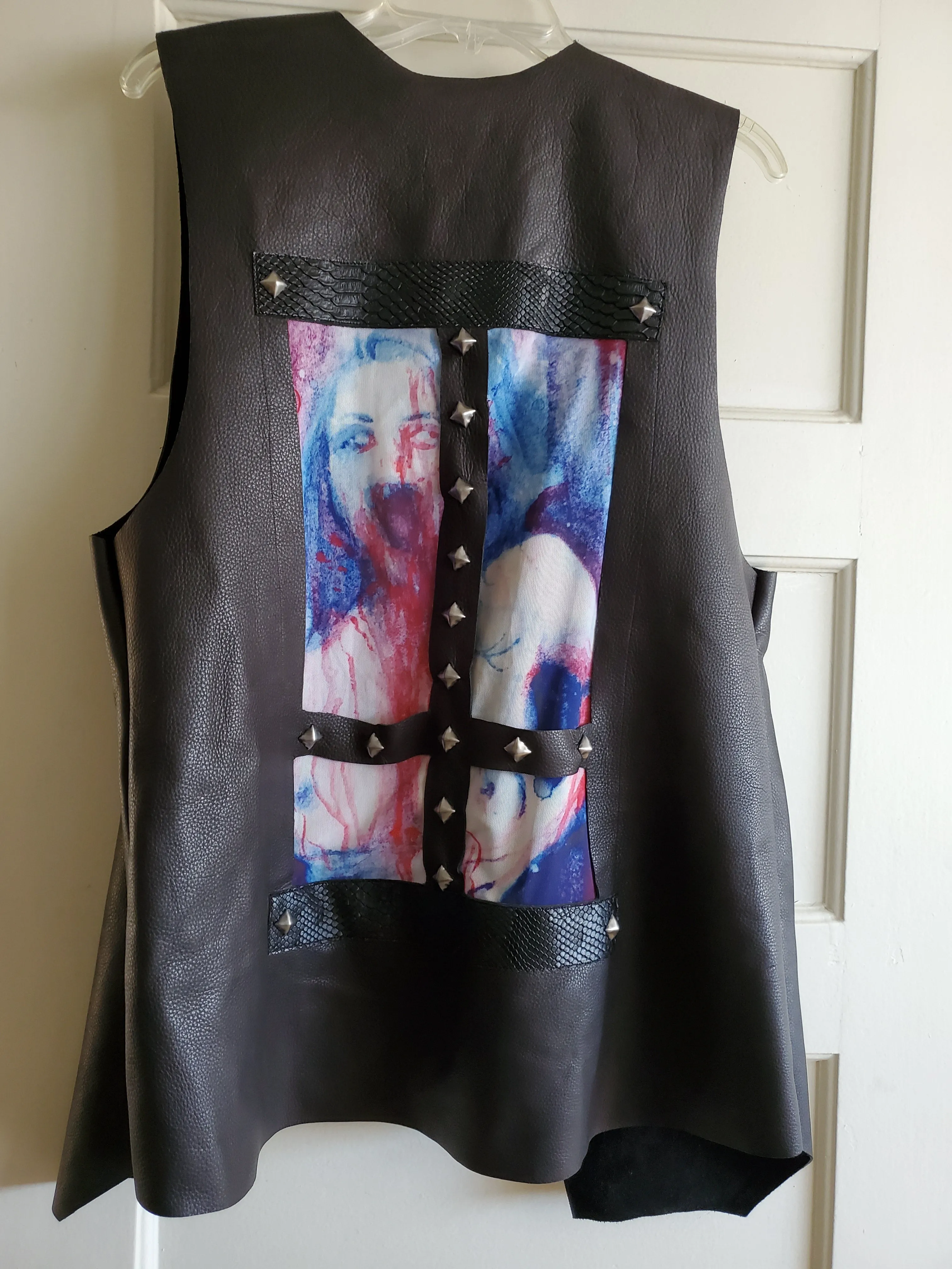 Art Of Dying Cowhide Leather Vest