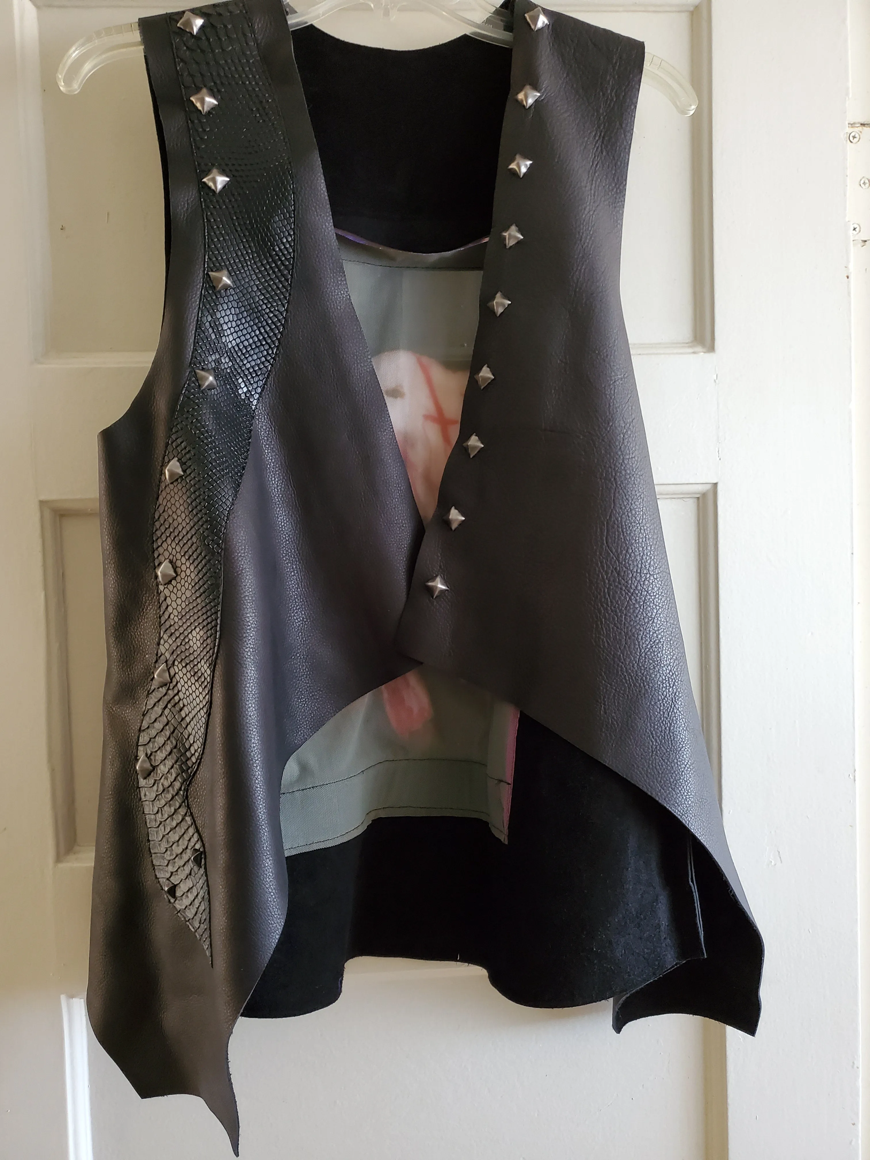 Art Of Dying Cowhide Leather Vest