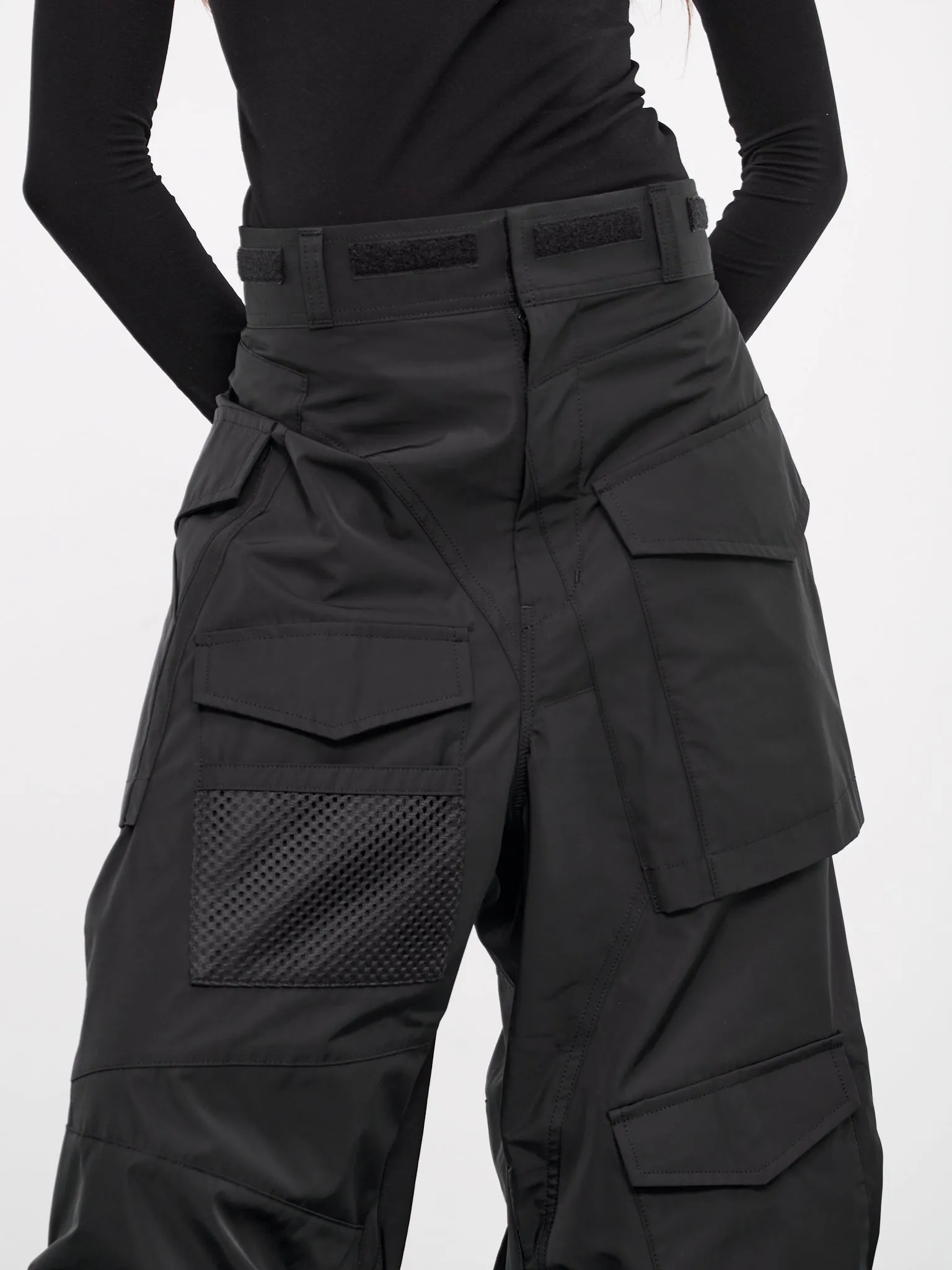 Asymmetric Cargo Pants (JM-P003-051-BLACK)