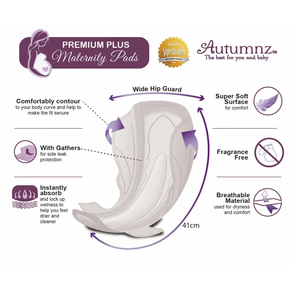 Autumnz Premium Plus Maternity Pads 41cm (10pcs)