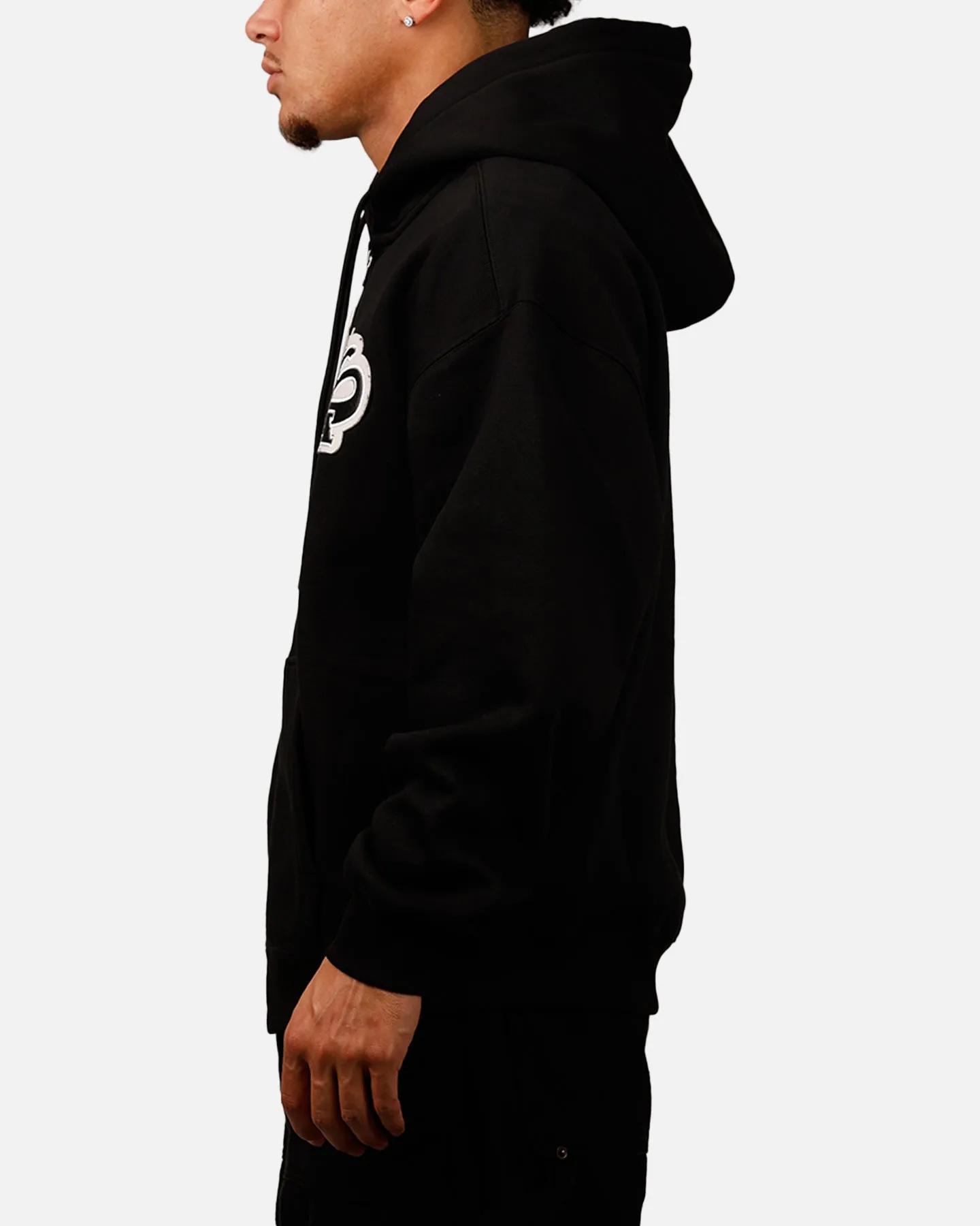 Avirex Script Full Zip Hoodie Black