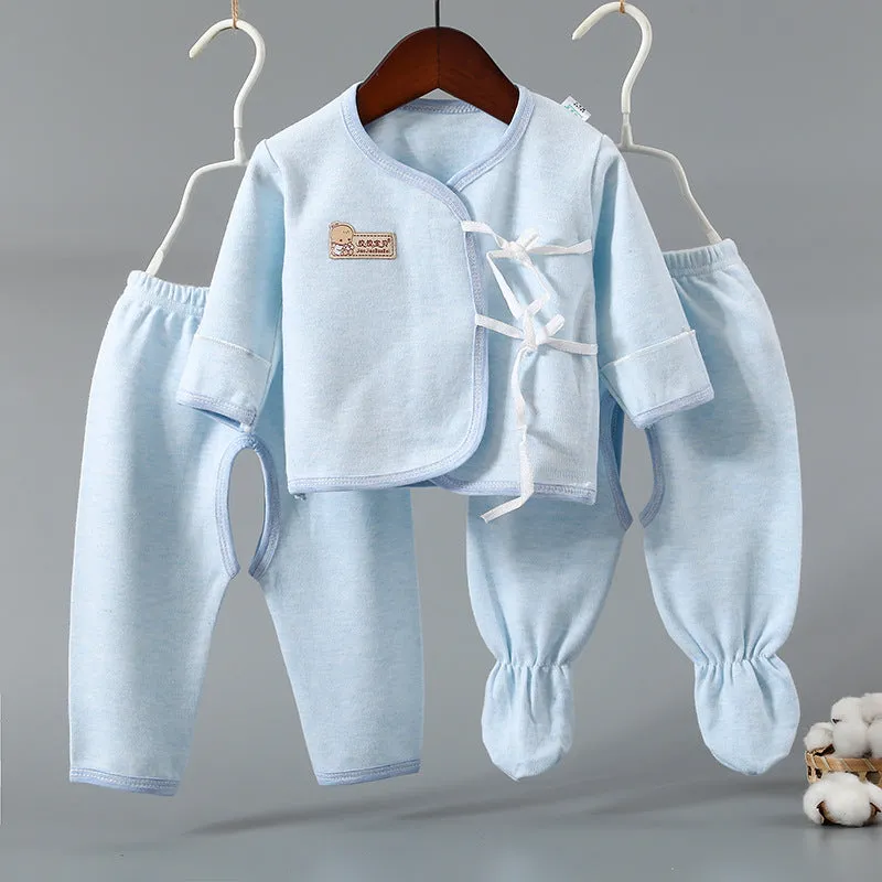 Baby three-piece cotton underwear set