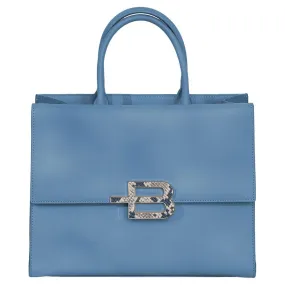 Baldinini Trend Chic Calfskin Handbag with Magnet Detail