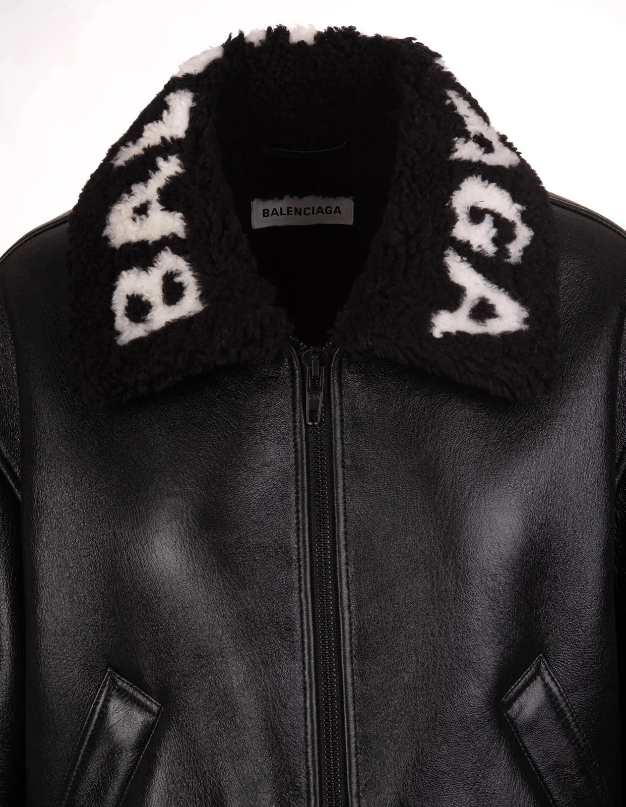 BALENCIAGA COCOON SHEARLING JACKET