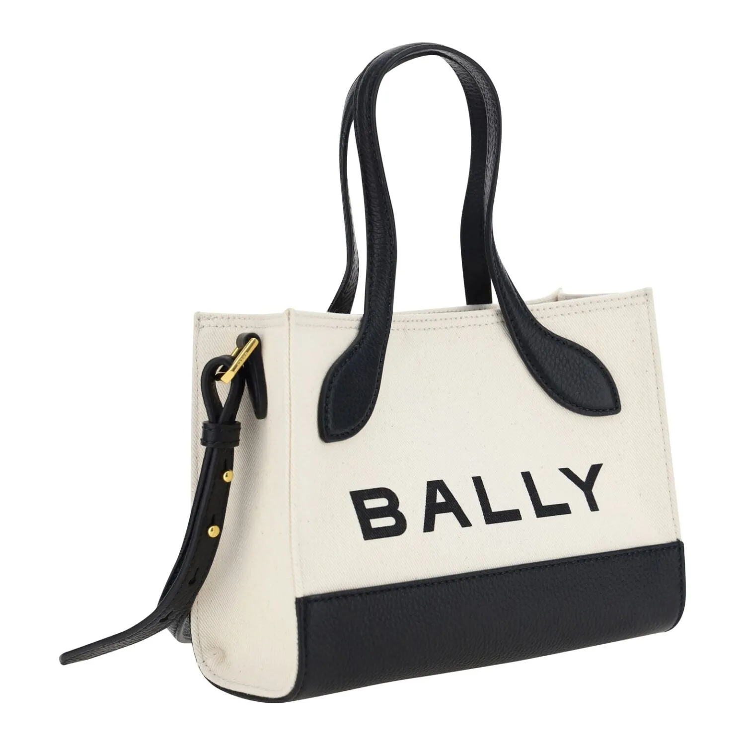 Bally Chic Contrast Mini Leather Handbag