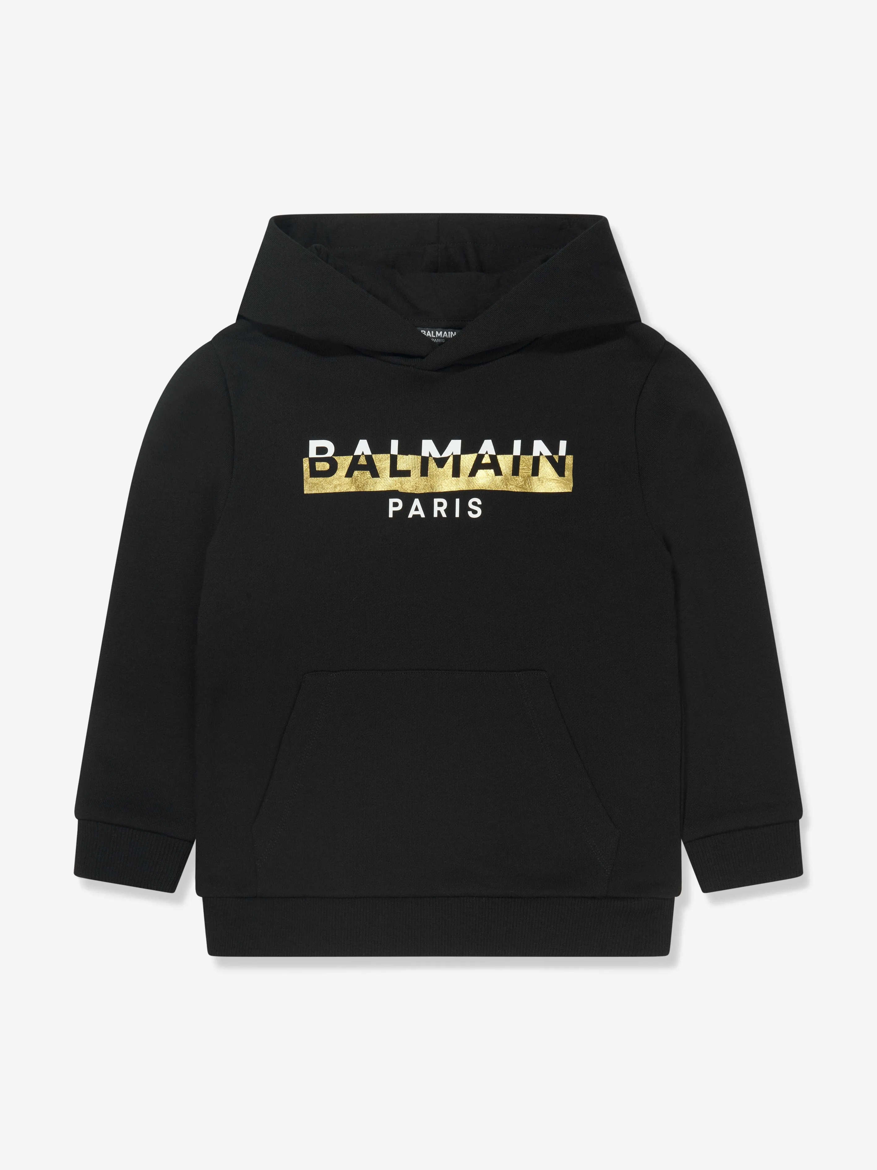 Balmain Kids Logo Print Hoodie