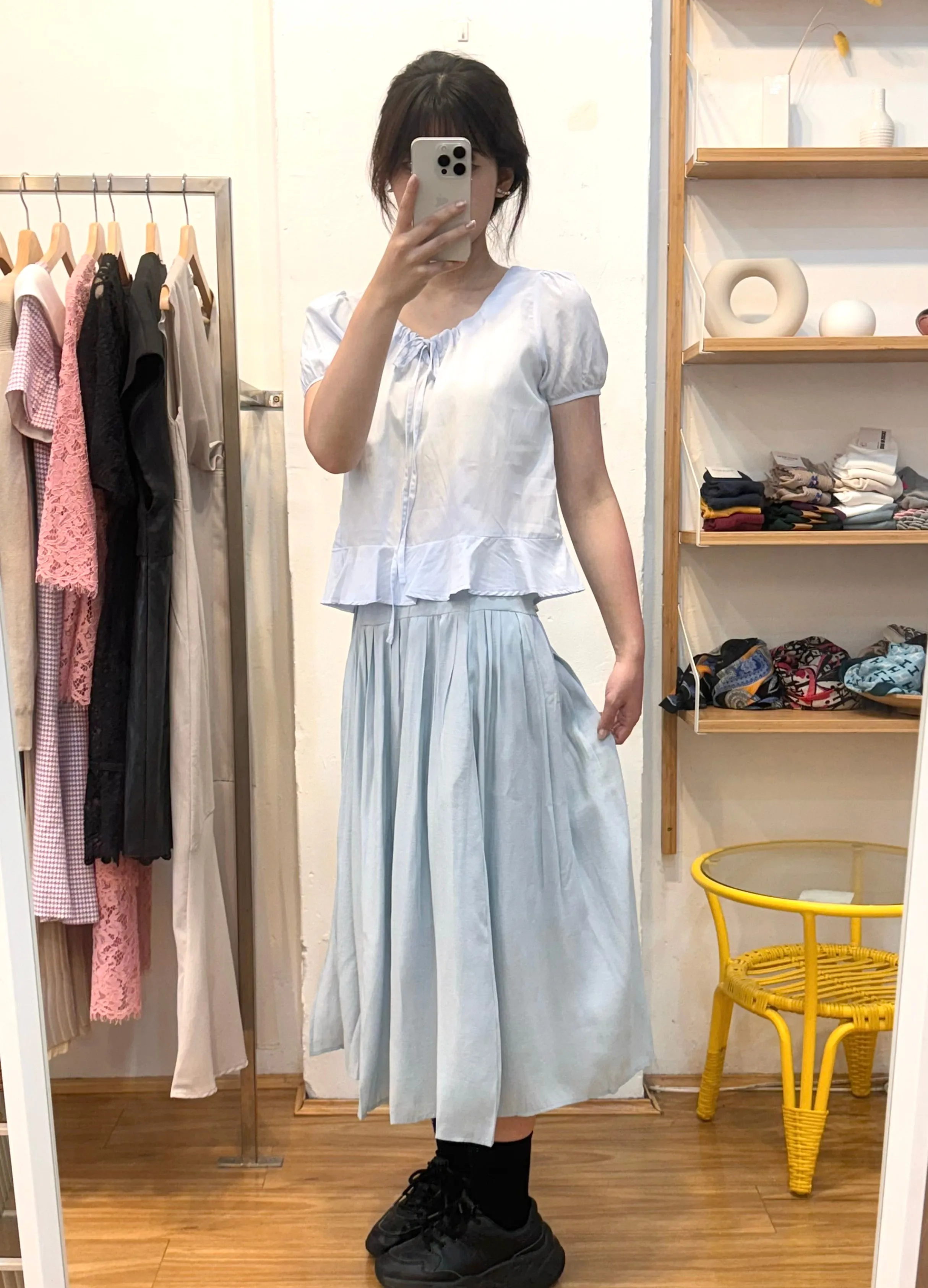 Basic Casual Long Skirt