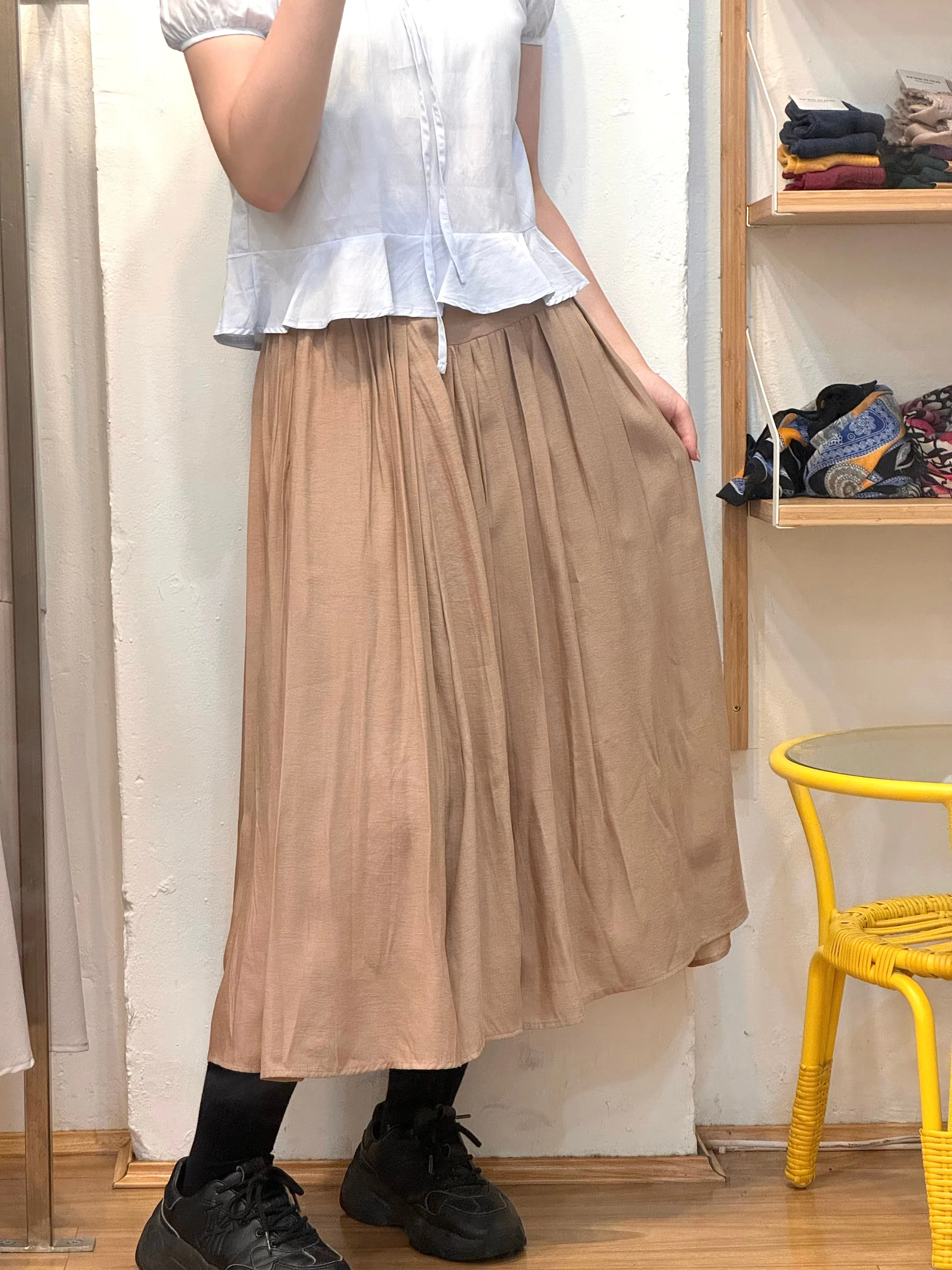 Basic Casual Long Skirt