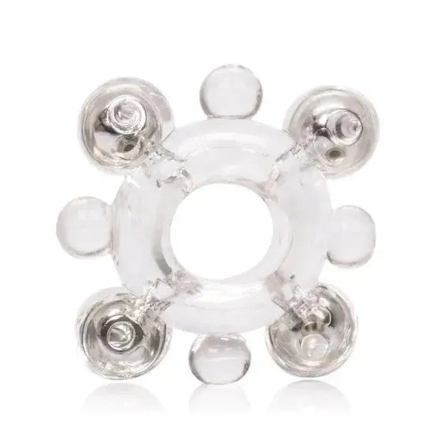 Basic Essentials Enhancer Ring W/beads - Clear