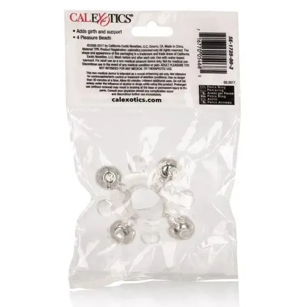 Basic Essentials Enhancer Ring W/beads - Clear