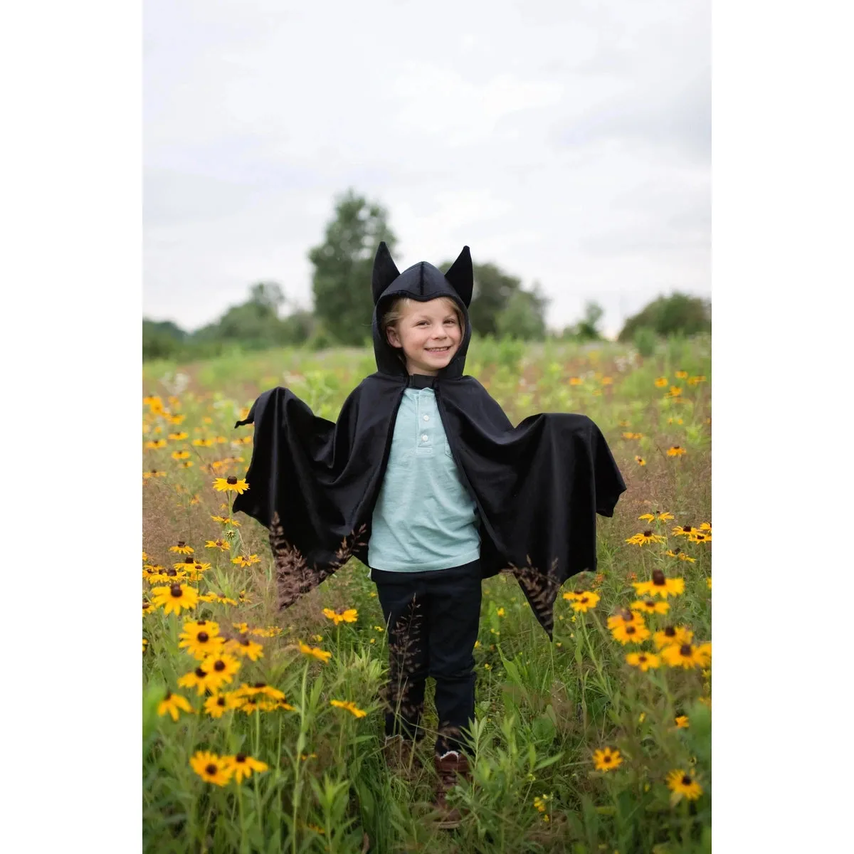 bat cape with hood size 5-6