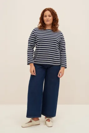 Breton Top | Navy Breton