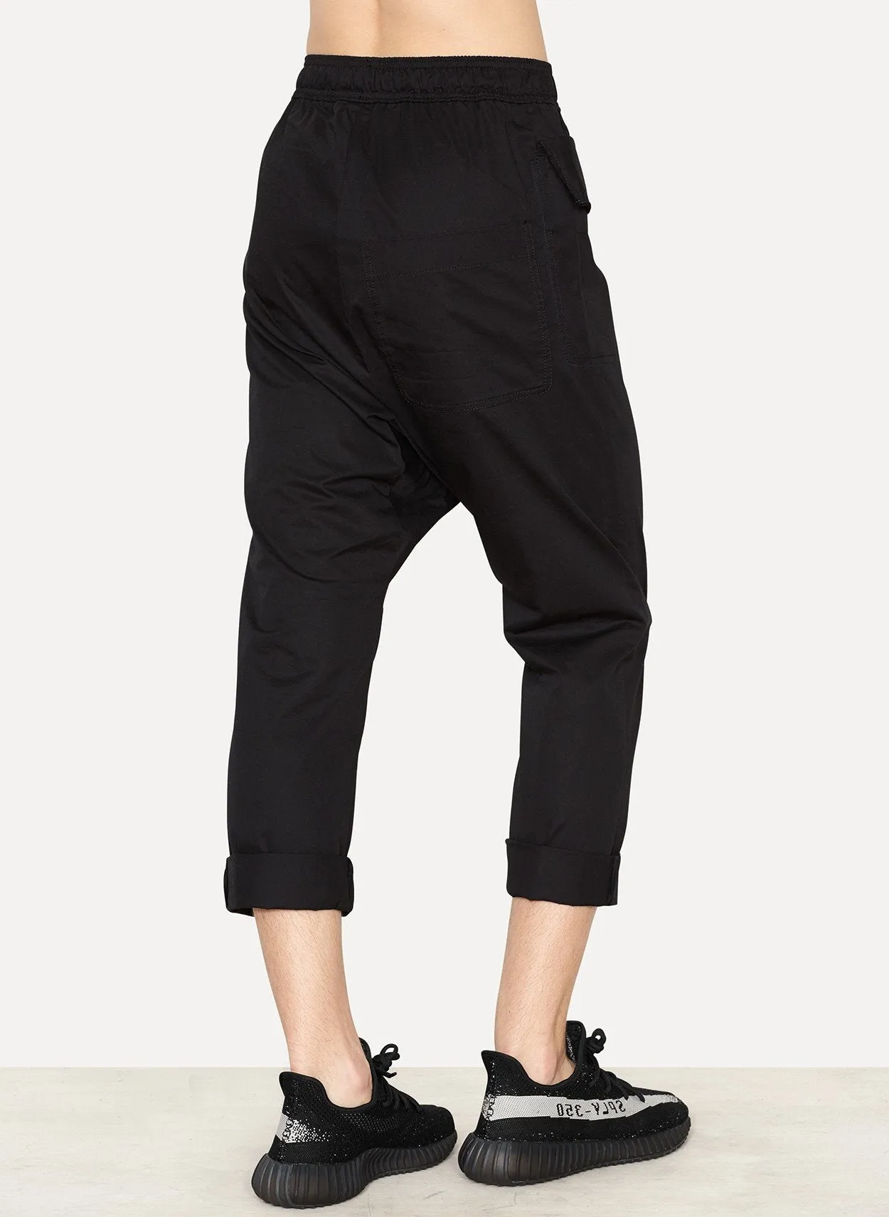 Brushed Cotton Drawstring Trousers