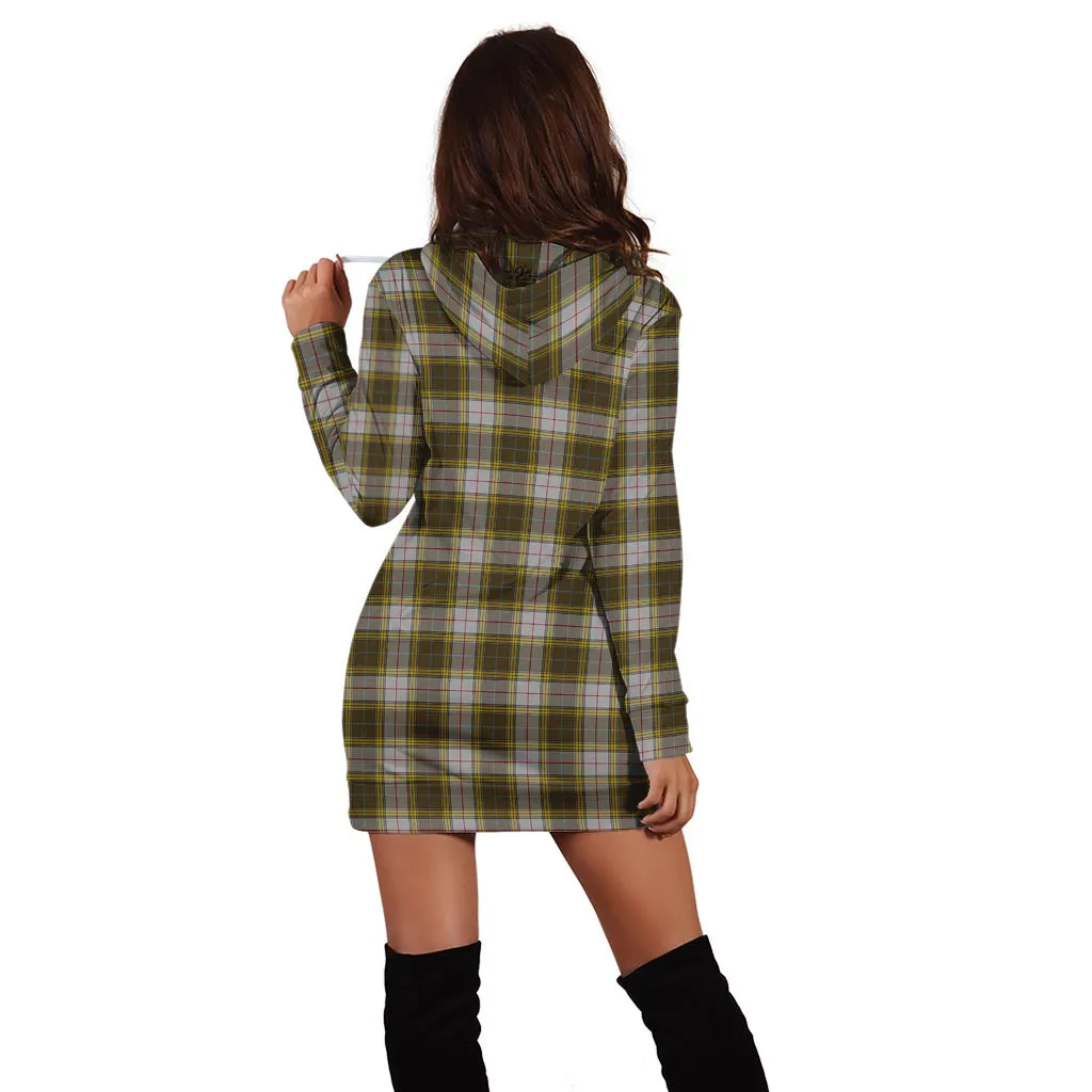 Buchanan Dress Tartan Hoodie Dress with Family Crest