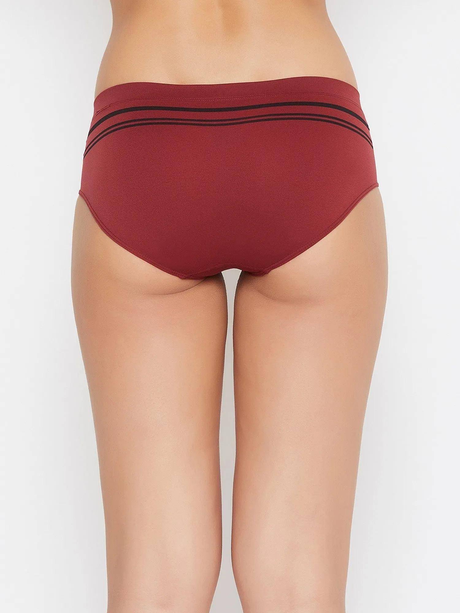 C9Airwear Seamless Panty for Women - Maroon