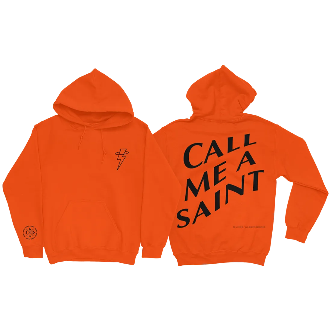 Call Me A Saint Hoodie (Orange)