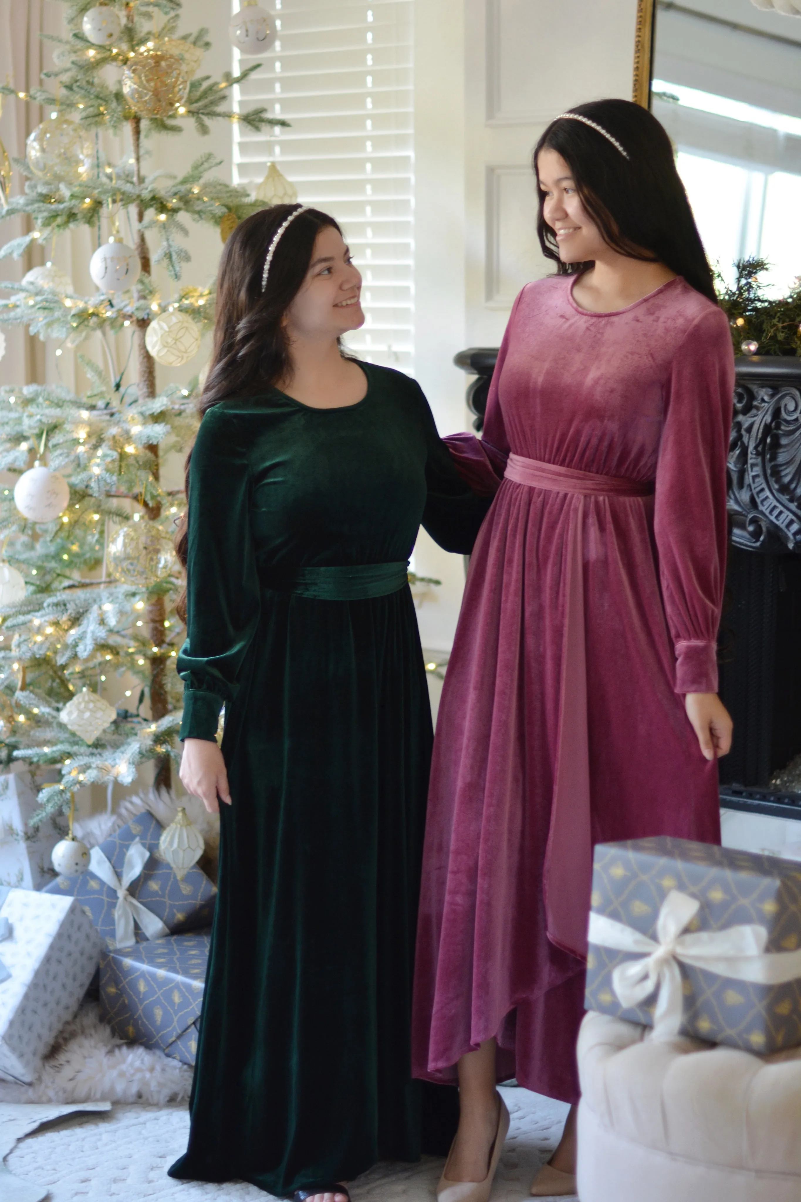 Cameo Emerald Green Velvet Maxi Dress