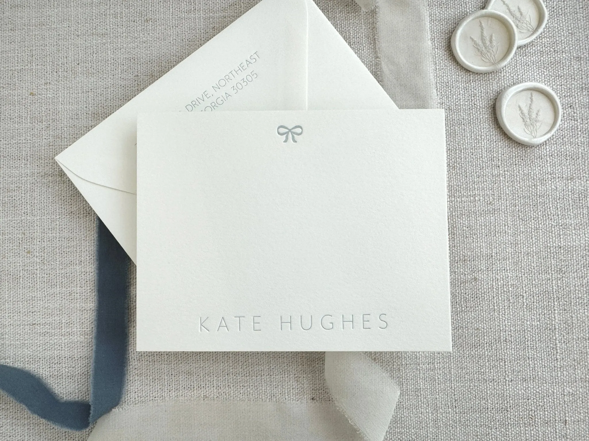 Chic Bow - Letterpress Stationery