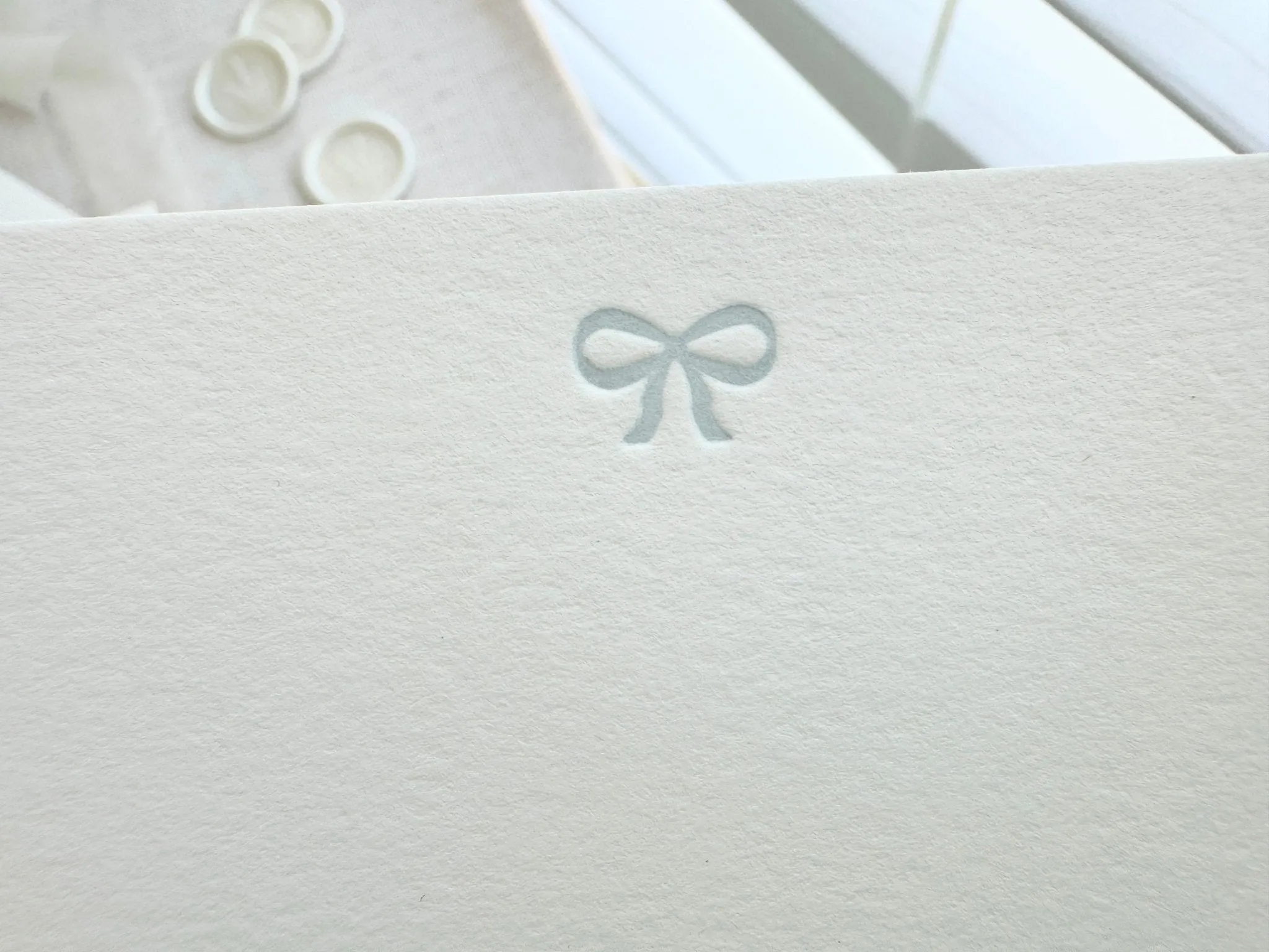 Chic Bow - Letterpress Stationery