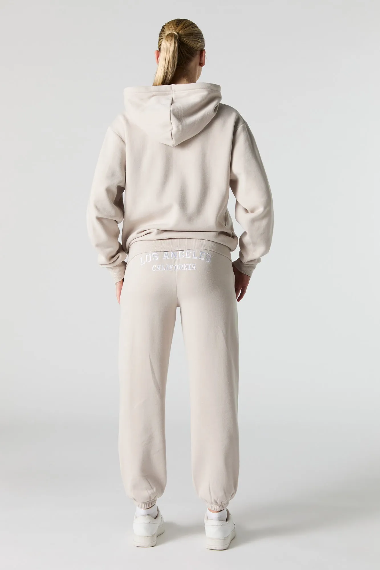 City Embroidered Fleece Jogger