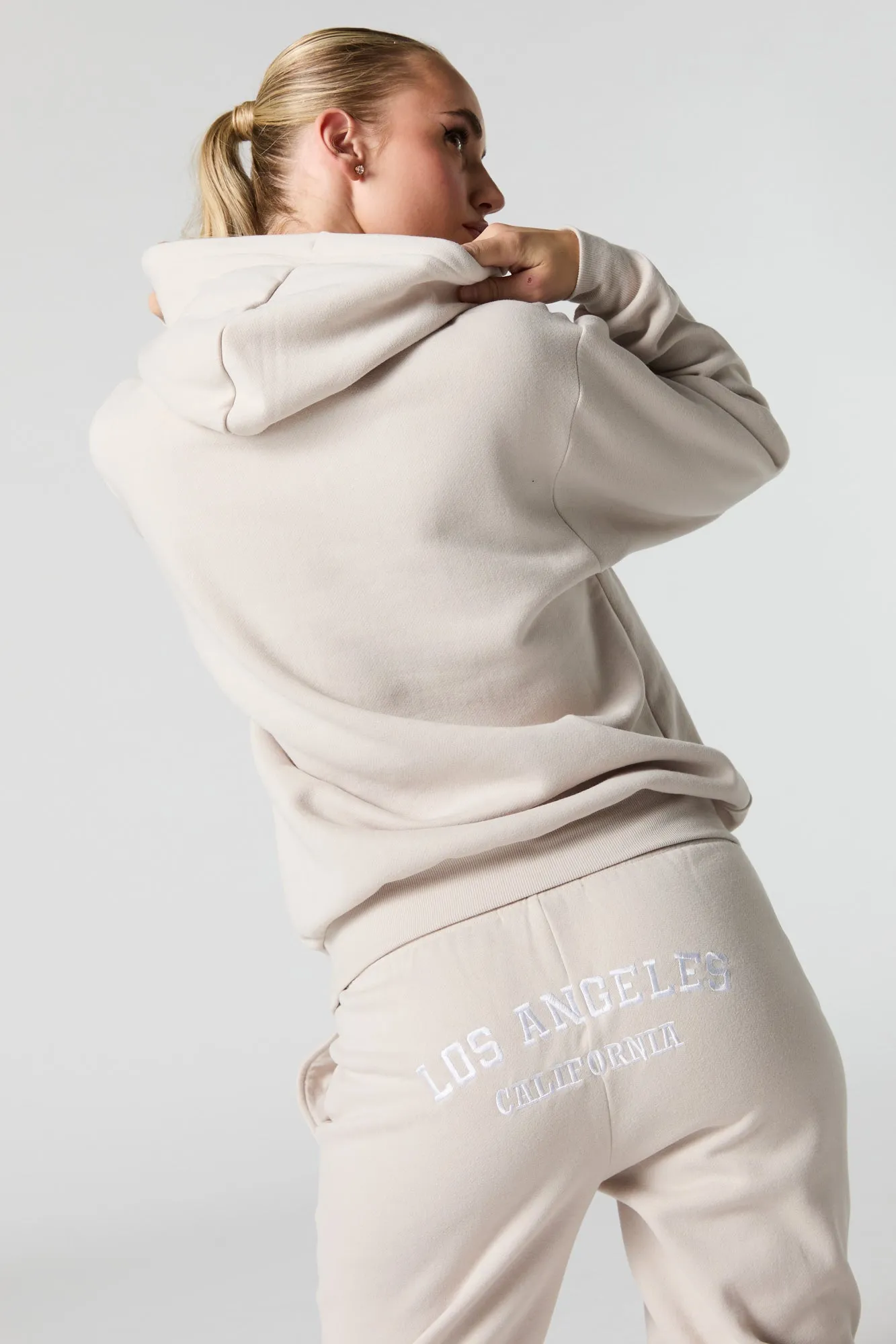 City Embroidered Fleece Jogger