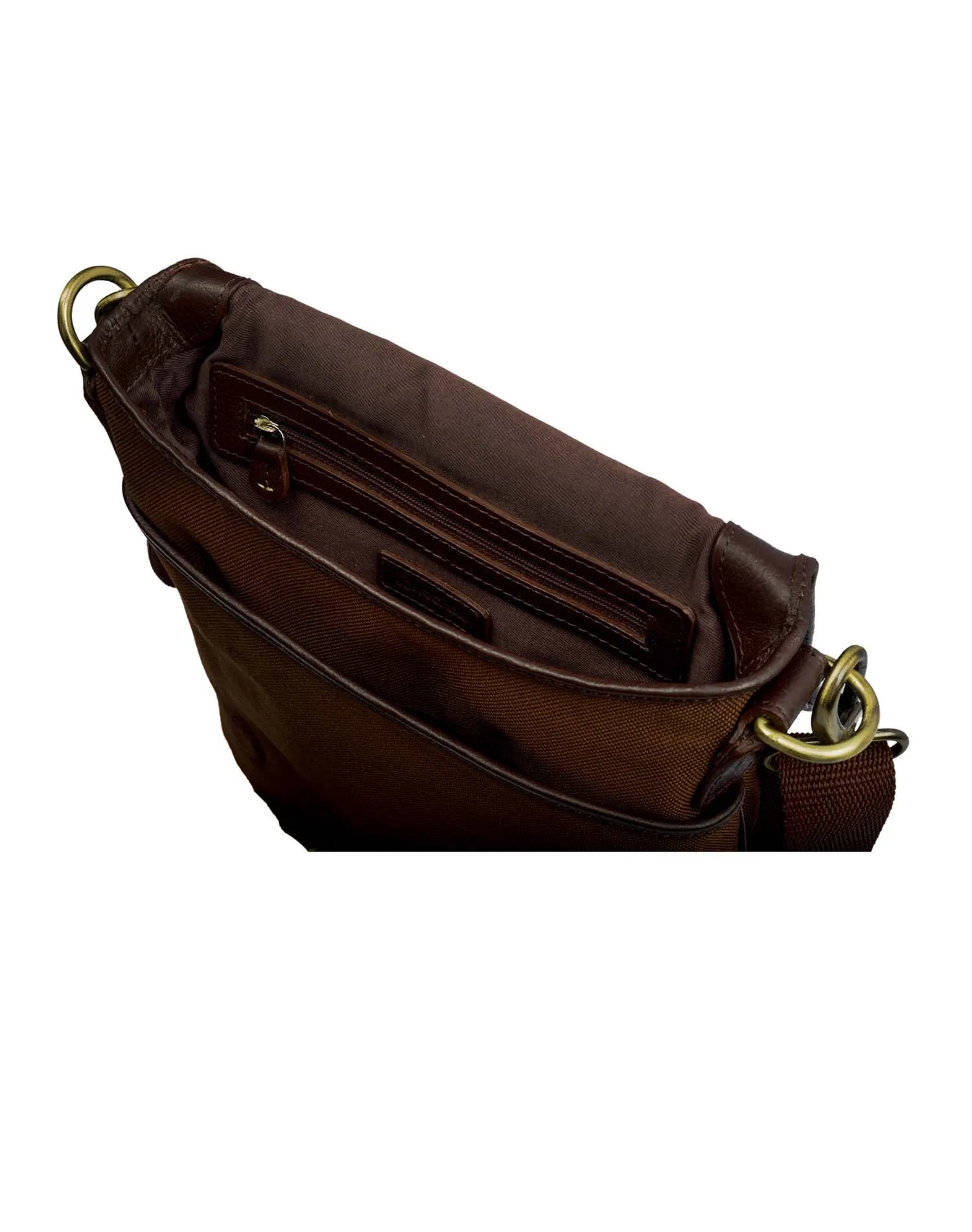 CLASSIC FLIP  Cross Body Leather Binded sling Bag ARSB1001BR