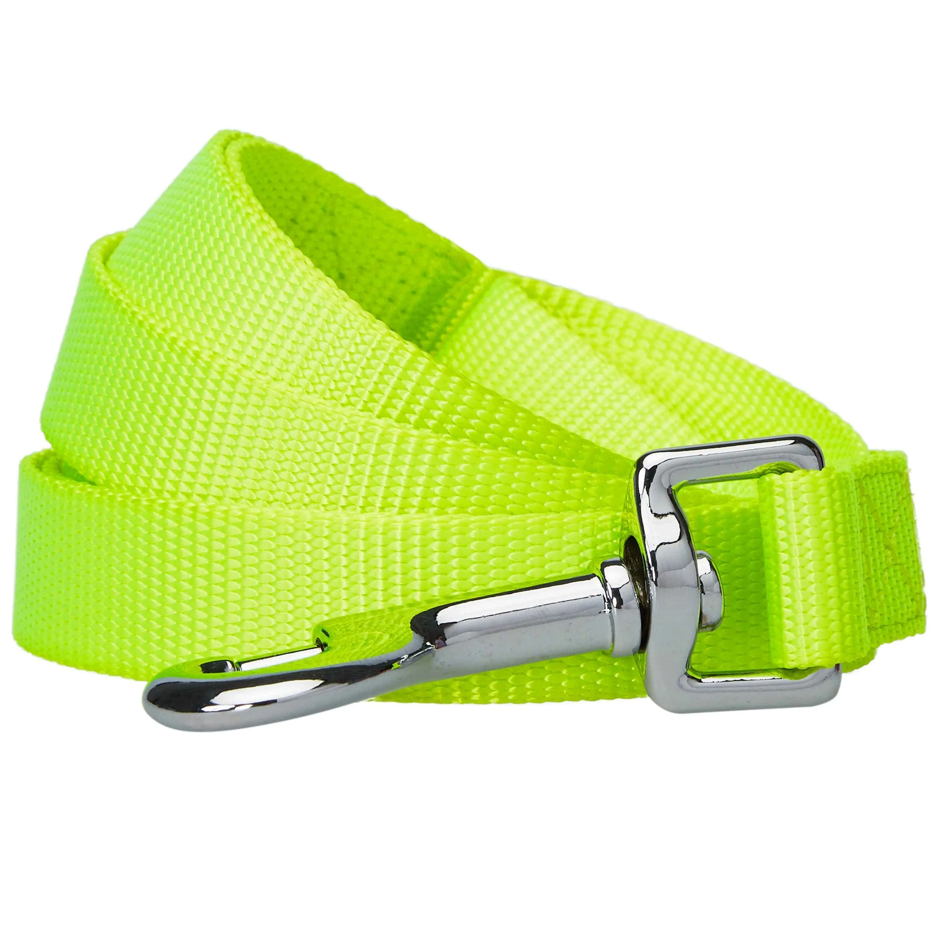 Classic Solid Color Dog Leash, Green/Yellow