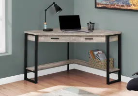 Computer Desk - 42"L / Taupe Reclaimed Wood Corner