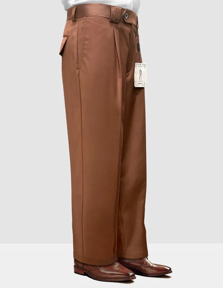 COPPER WIDE LEG DRESS PANTS