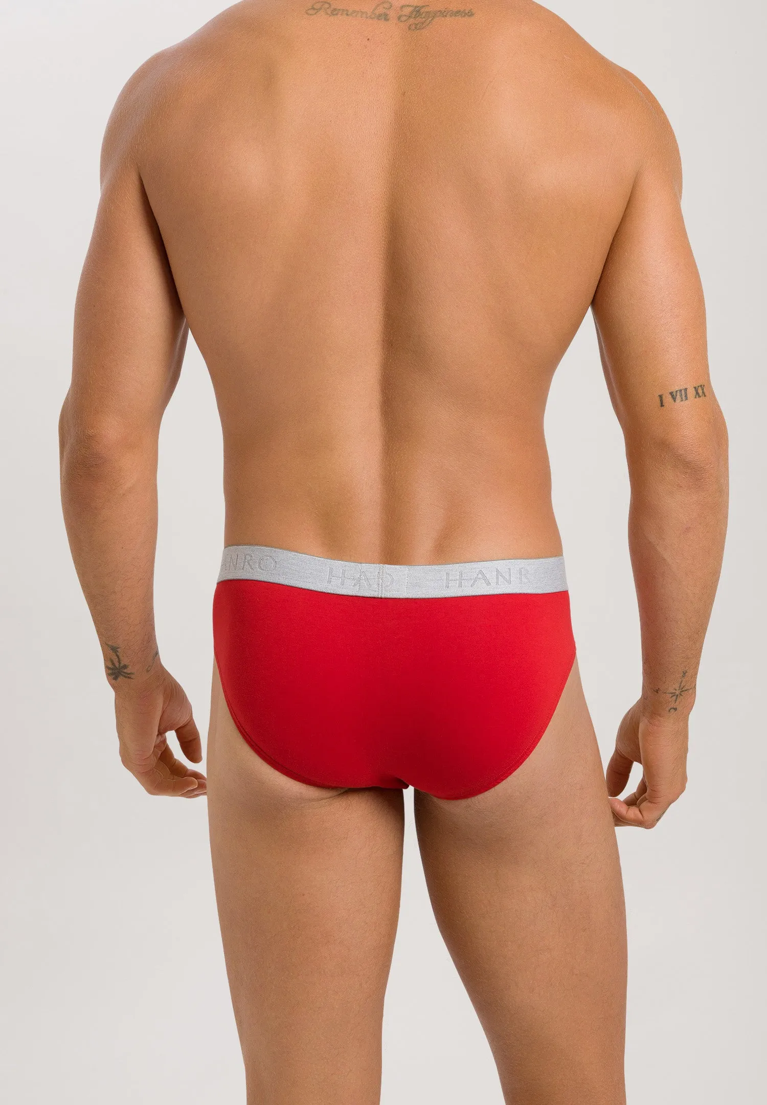 Cotton Essentials 2-Pack Cotton Briefs | Deep Navy/ Bright Red 73075-2896