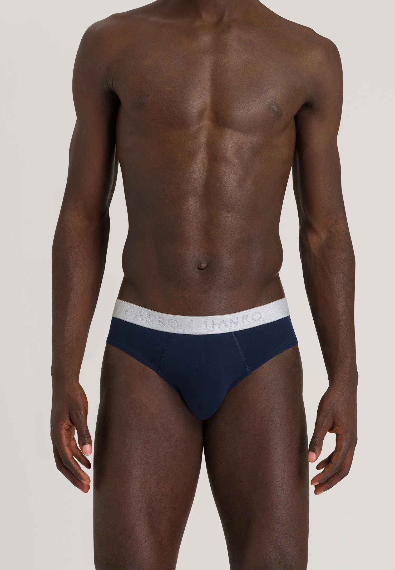 Cotton Essentials 2-Pack Cotton Briefs | Lt Melange/Deep Navy 73075-2399