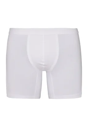 Cotton Essentials Cotton Long Boxer Brief | All White 73103-0100