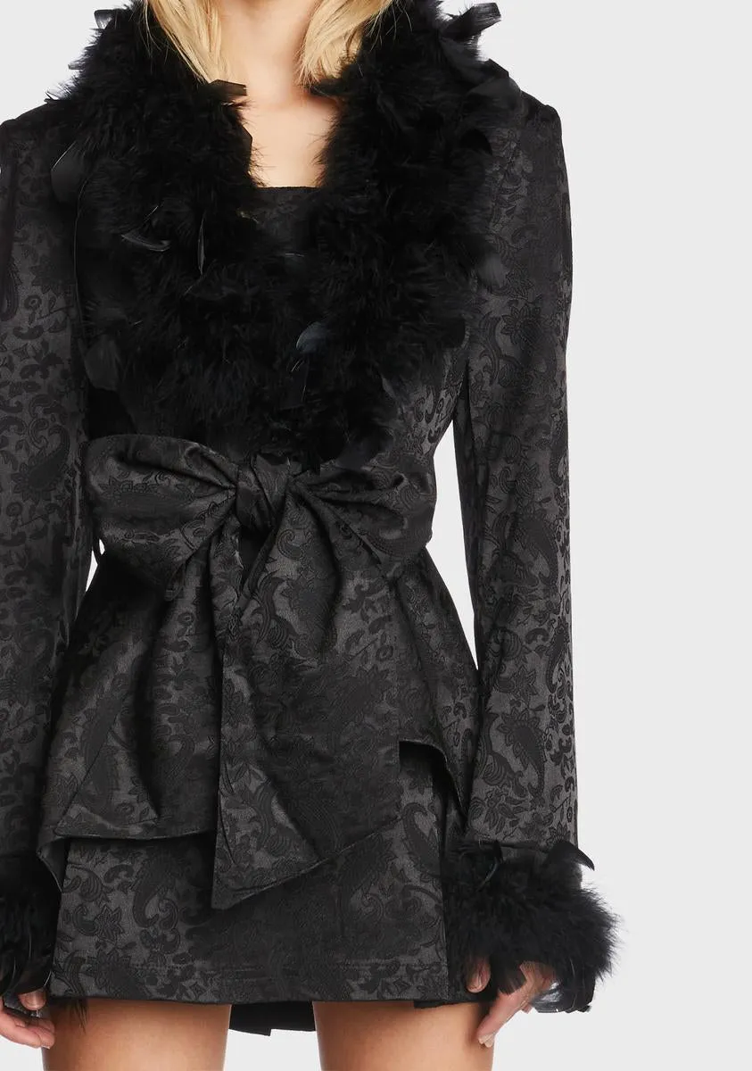 Crushes And Wishes Brocade Coat