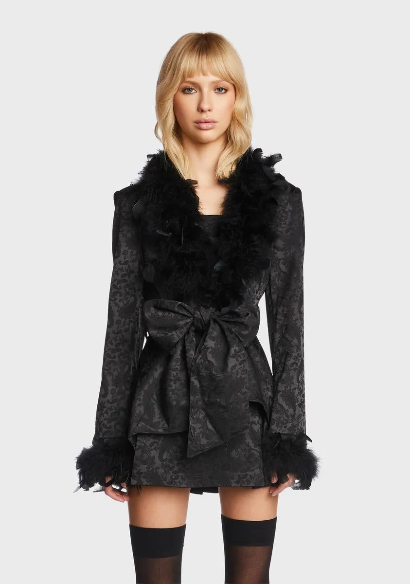 Crushes And Wishes Brocade Coat