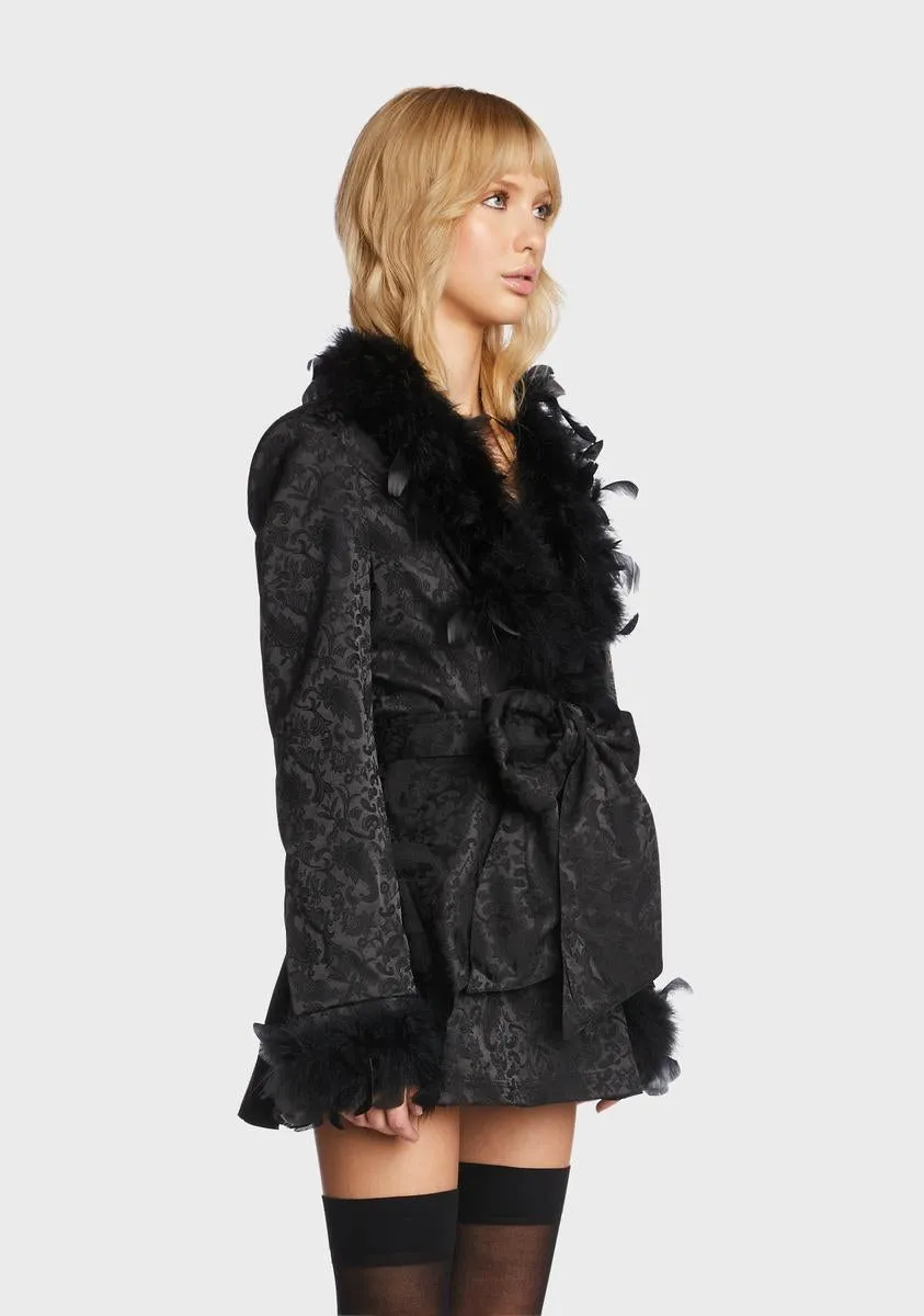 Crushes And Wishes Brocade Coat