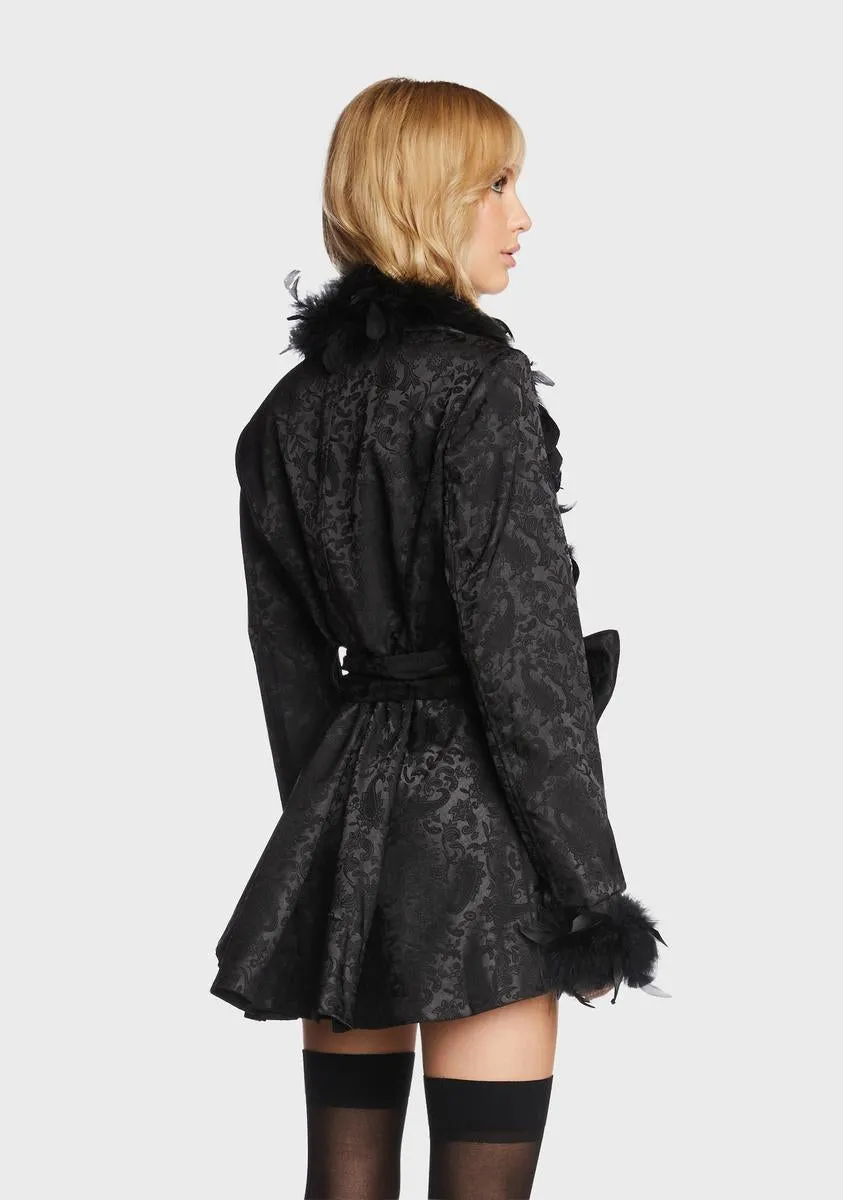 Crushes And Wishes Brocade Coat