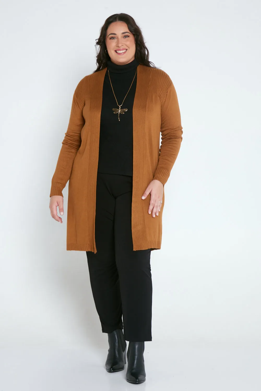 Daniella Cotton Cardigan - Mustard