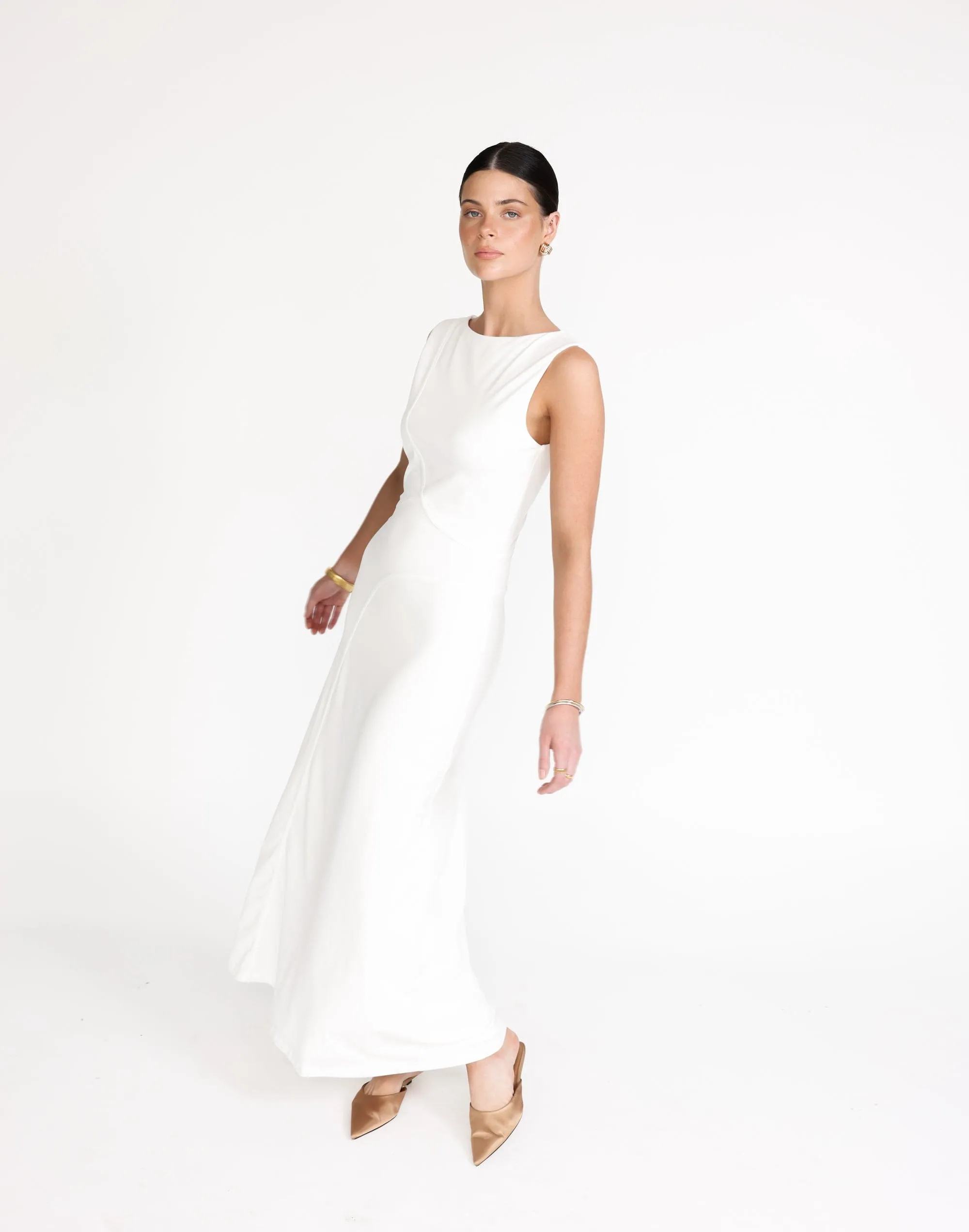 Dawn Maxi Dress (White)