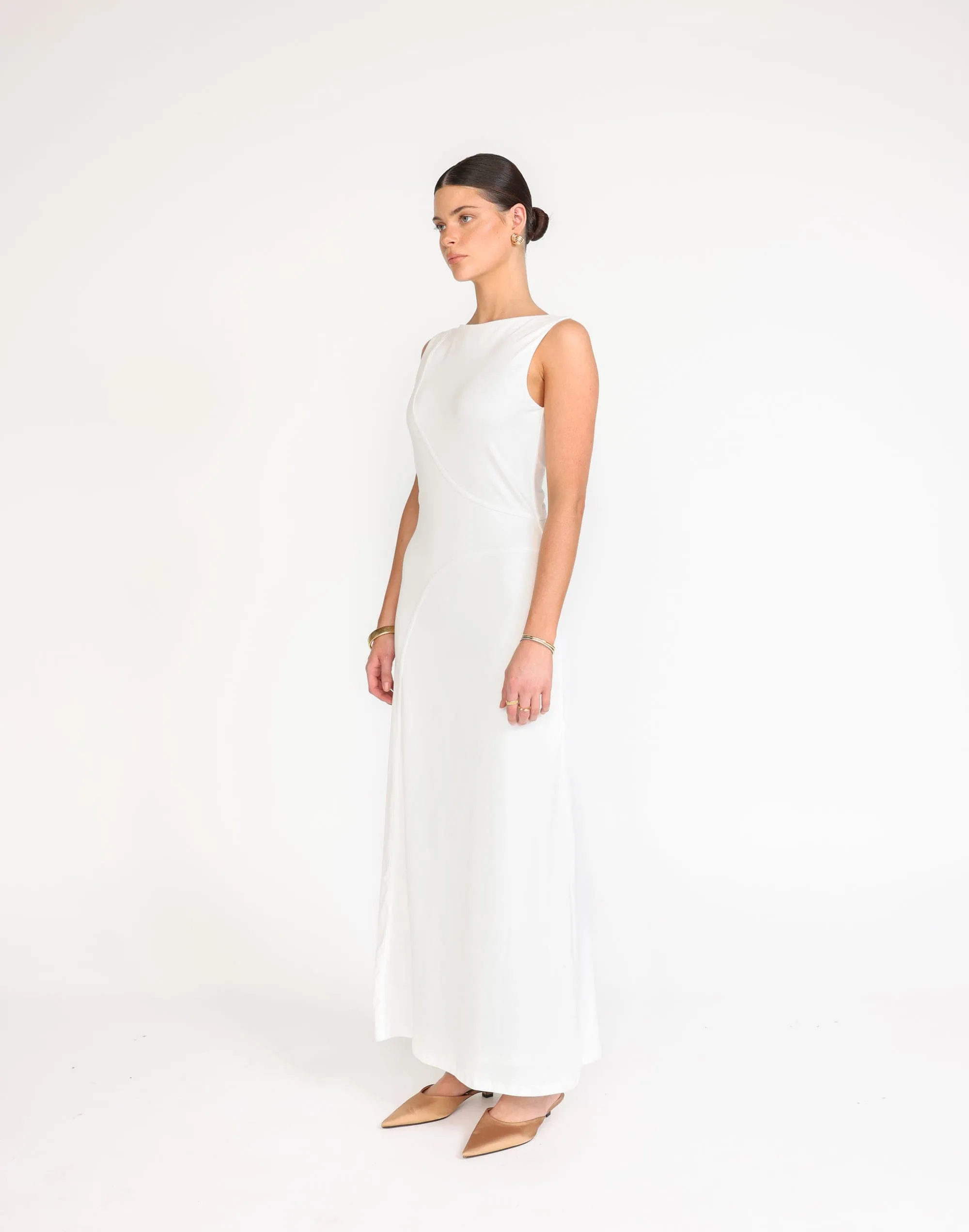 Dawn Maxi Dress (White)